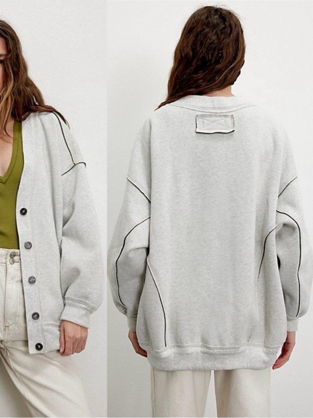 We The Free Grandpa Sweatshirt Cardigan